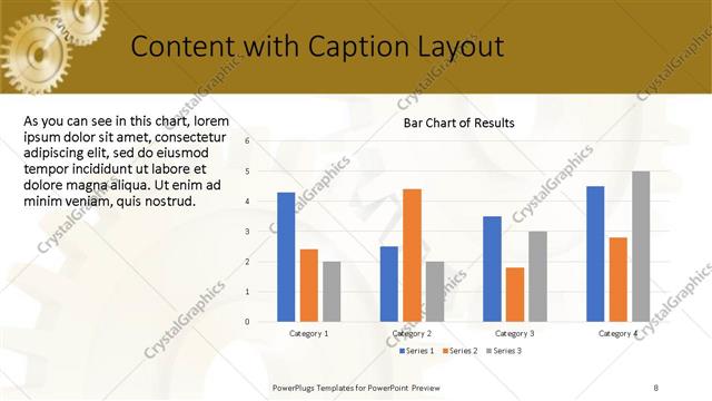 Content with Caption presentation slide layout
