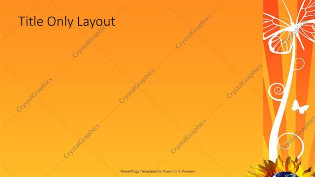 Title Only presentation slide layout