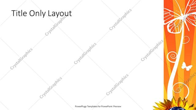 Title Only presentation slide layout