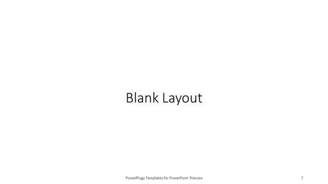 Blank presentation slide layout
