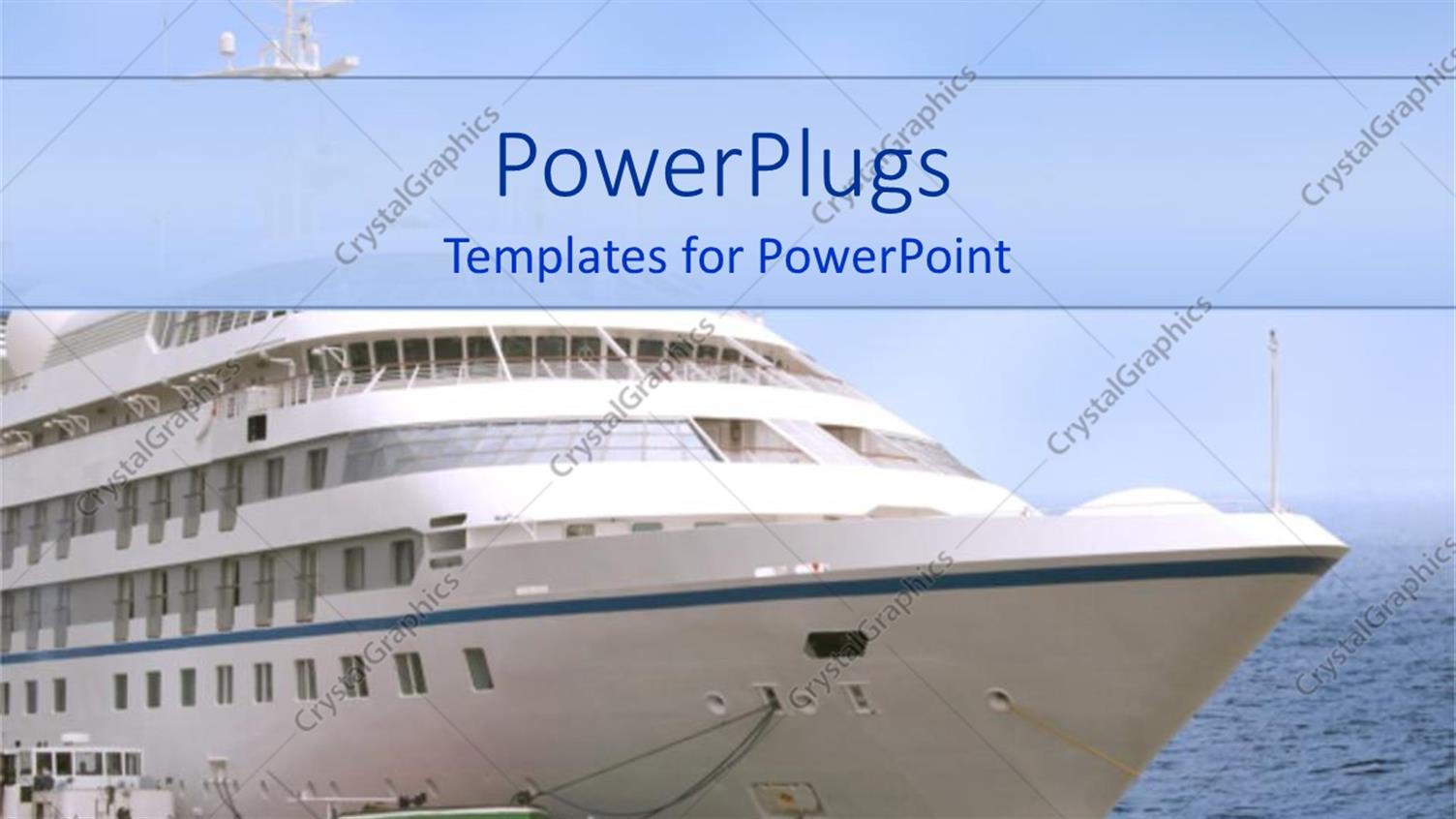 Featuring a Ship Holding a small Boat while Making its Way in Th Sea