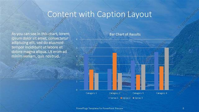 Content with Caption presentation slide layout