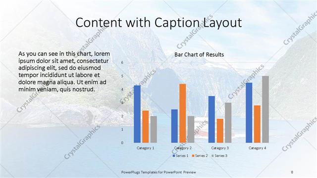 Content with Caption presentation slide layout