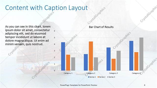Content with Caption presentation slide layout