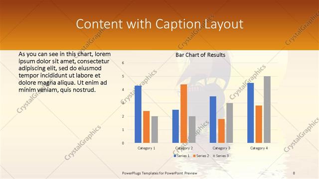Content with Caption presentation slide layout