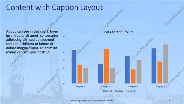 Content with Caption presentation slide layout