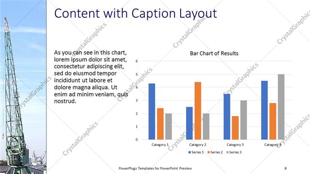 Content with Caption presentation slide layout