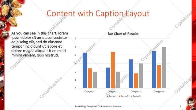 Content with Caption presentation slide layout