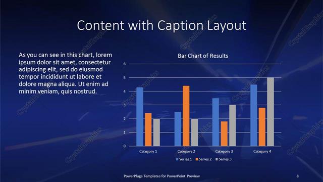 Content with Caption presentation slide layout