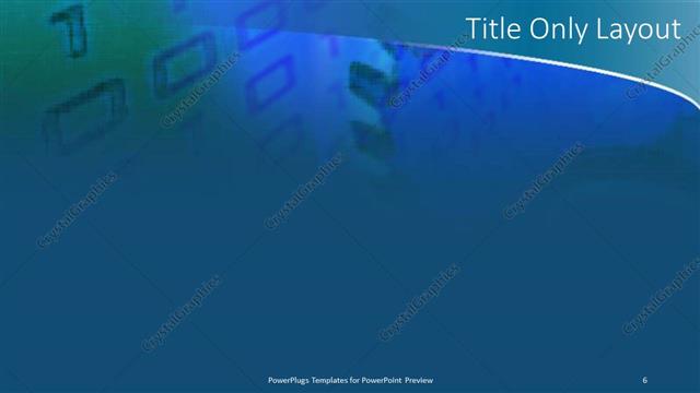 Title Only presentation slide layout