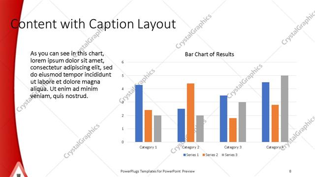 Content with Caption presentation slide layout