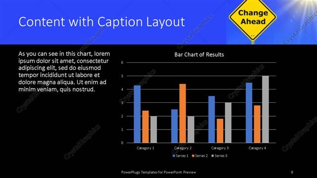 Content with Caption presentation slide layout