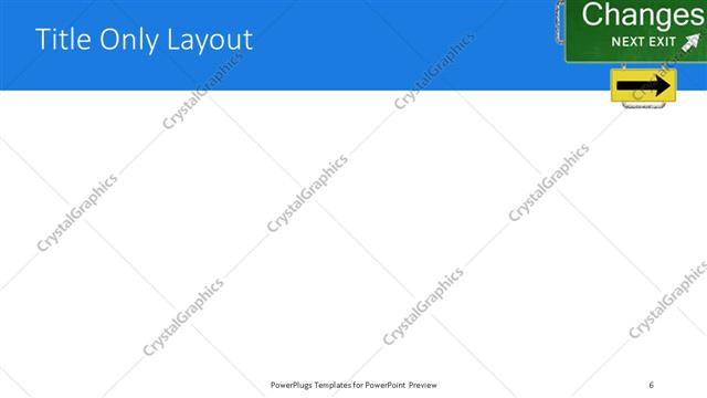 Title Only presentation slide layout