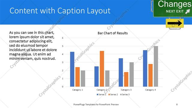 Content with Caption presentation slide layout