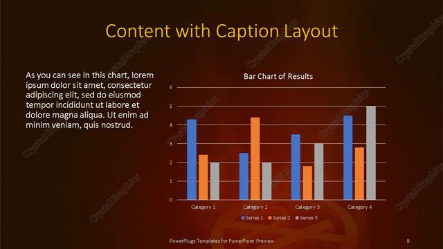 Content with Caption presentation slide layout