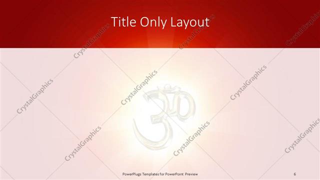 Title Only presentation slide layout