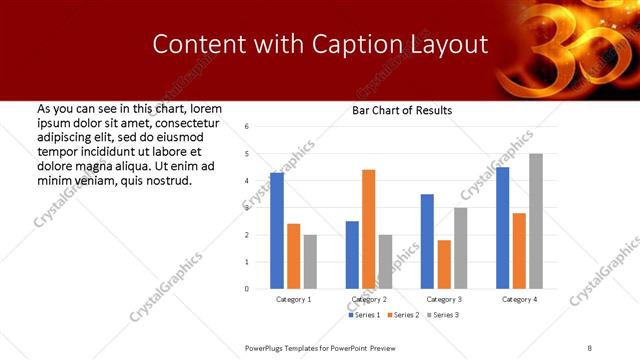 Content with Caption presentation slide layout
