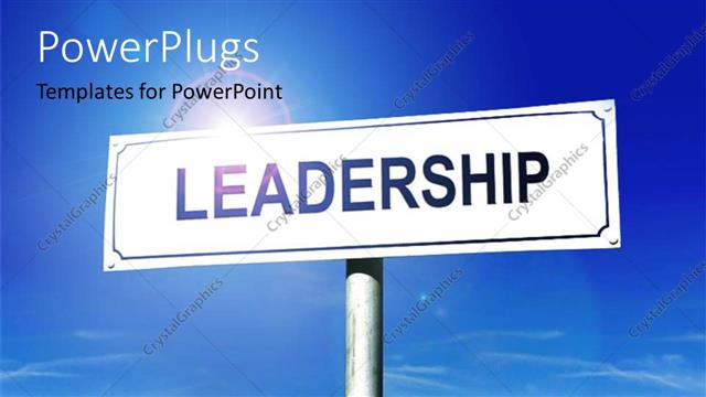  Presentation with sky - A sign of leadership with sky in the background