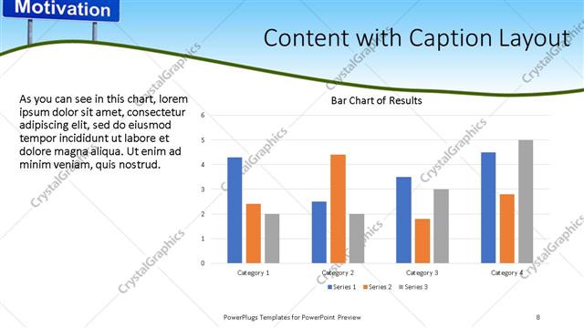 Content with Caption presentation slide layout