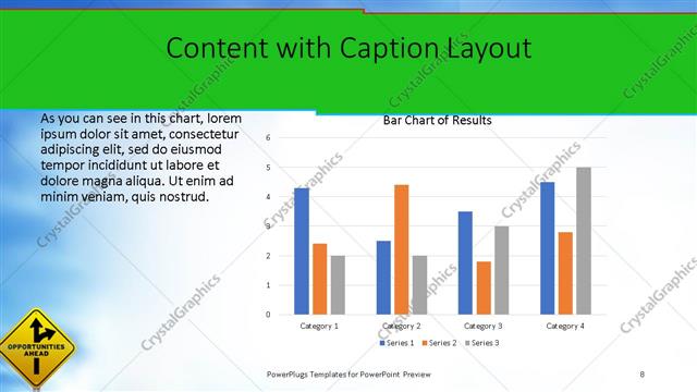 Content with Caption presentation slide layout