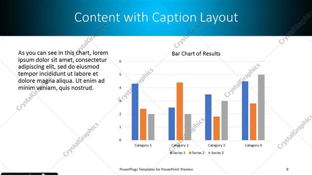 Content with Caption presentation slide layout