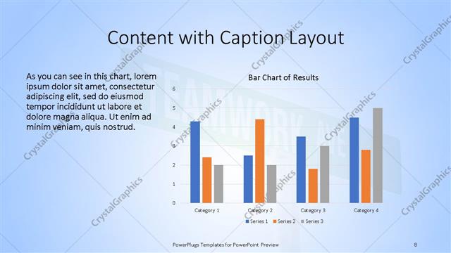 Content with Caption presentation slide layout