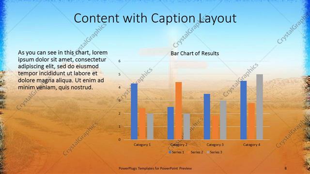 Content with Caption presentation slide layout