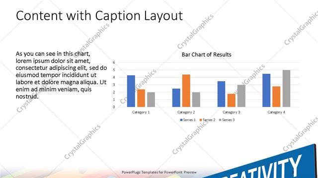 Content with Caption presentation slide layout