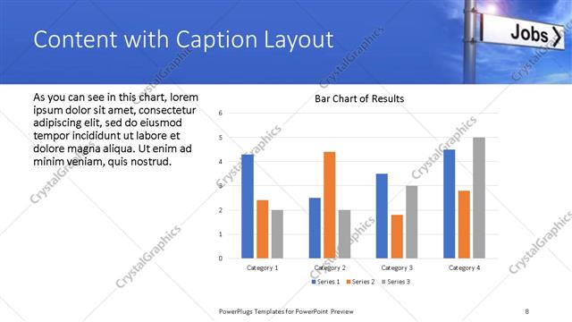 Content with Caption presentation slide layout