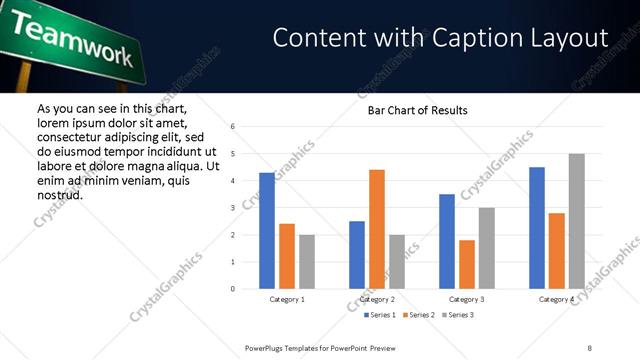 Content with Caption presentation slide layout
