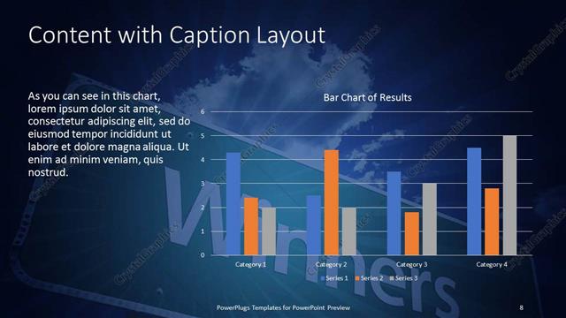 Content with Caption presentation slide layout