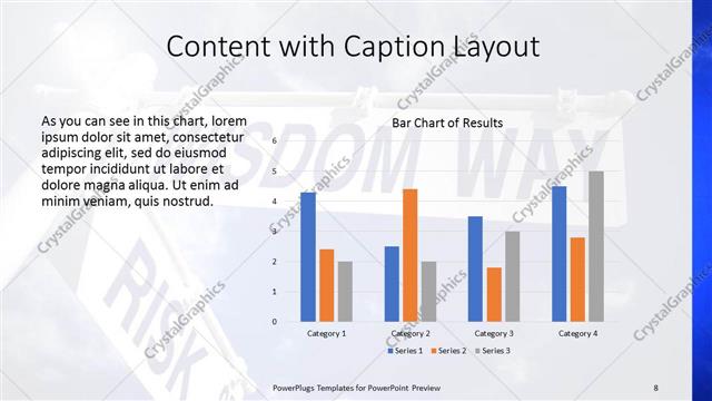 Content with Caption presentation slide layout