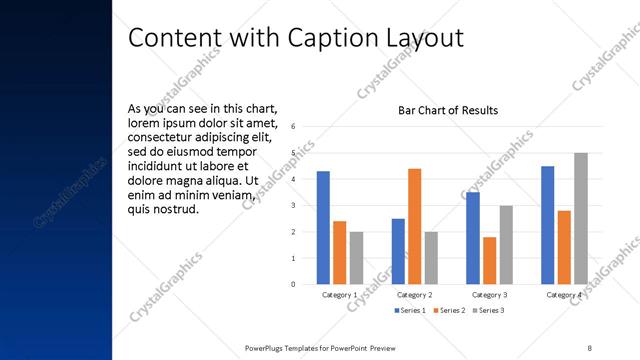 Content with Caption presentation slide layout