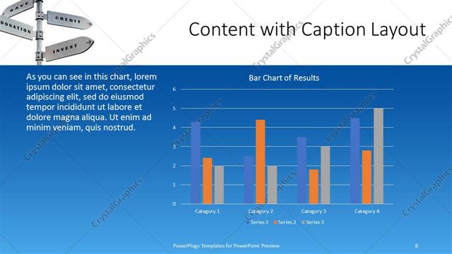 Content with Caption presentation slide layout