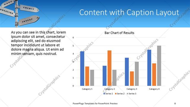 Content with Caption presentation slide layout