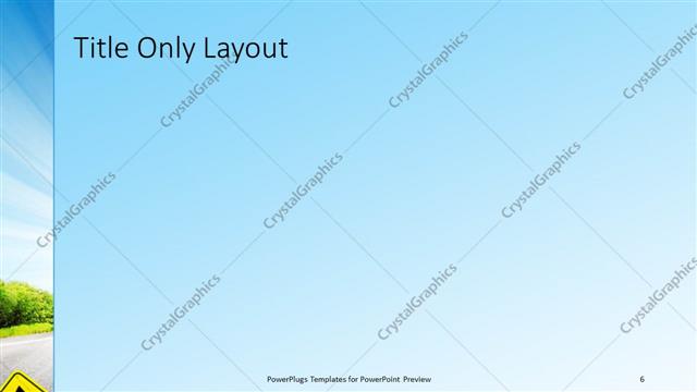 Title Only presentation slide layout