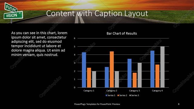 Content with Caption presentation slide layout