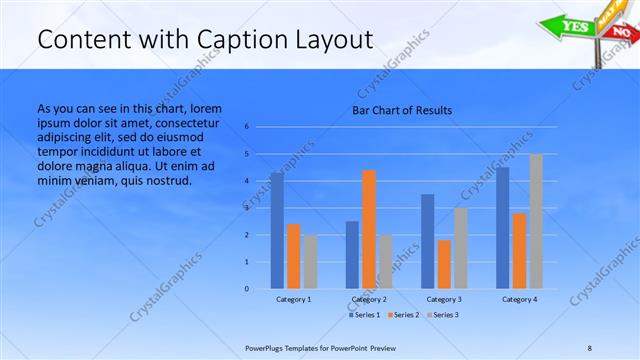 Content with Caption presentation slide layout