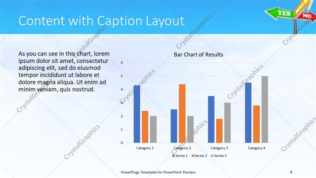 Content with Caption presentation slide layout
