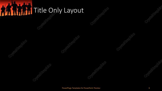 Title Only presentation slide layout