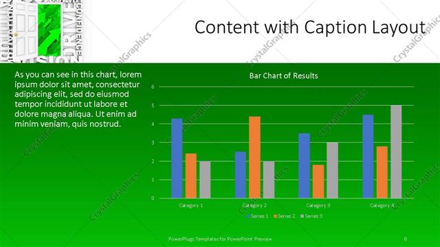 Content with Caption presentation slide layout