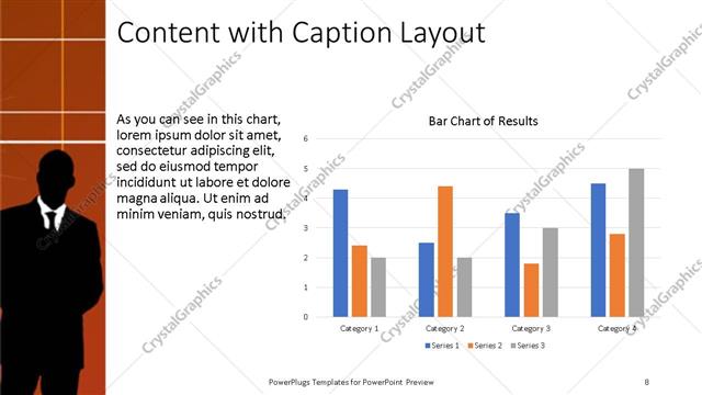 Content with Caption presentation slide layout