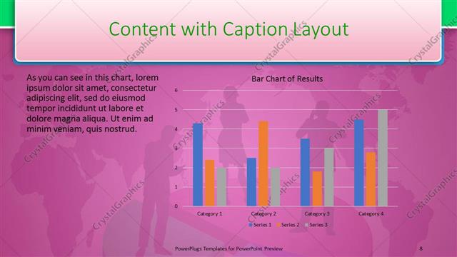 Content with Caption presentation slide layout