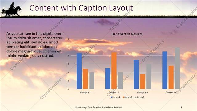 Content with Caption presentation slide layout
