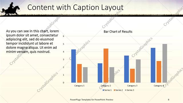 Content with Caption presentation slide layout
