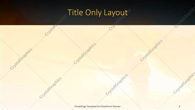 Title Only presentation slide layout