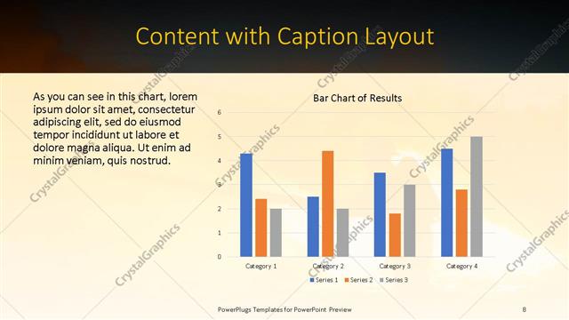 Content with Caption presentation slide layout