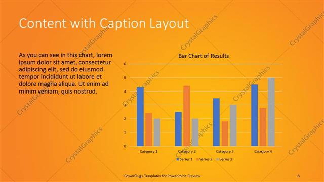 Content with Caption presentation slide layout