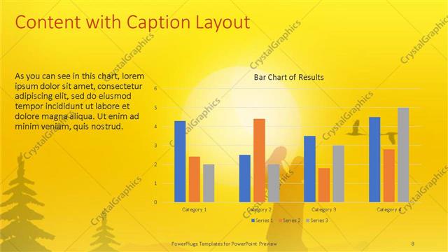 Content with Caption presentation slide layout