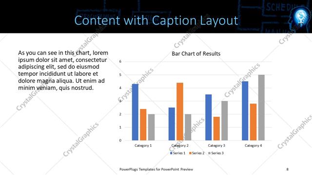 Content with Caption presentation slide layout